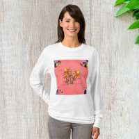 Niedliche Biene und Blume Rosa Frühlingspark