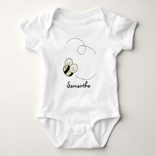 Niedliche Bienen-glücklicher Baby Strampler