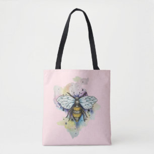 Niedliche Bienen- und Regenbogenwaschbeutel Tasche