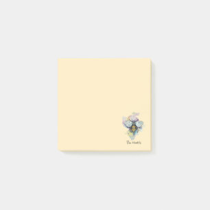Niedliche Bienen- und Regenbogenwäsche Post-it Klebezettel