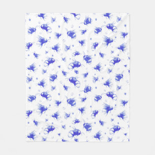 Niedliche Bienenblanket Gemütliches Geburtstagsg Fleecedecke