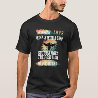 Niedliche Bienenidee für Imkerinnen - Bienenzucht T-Shirt