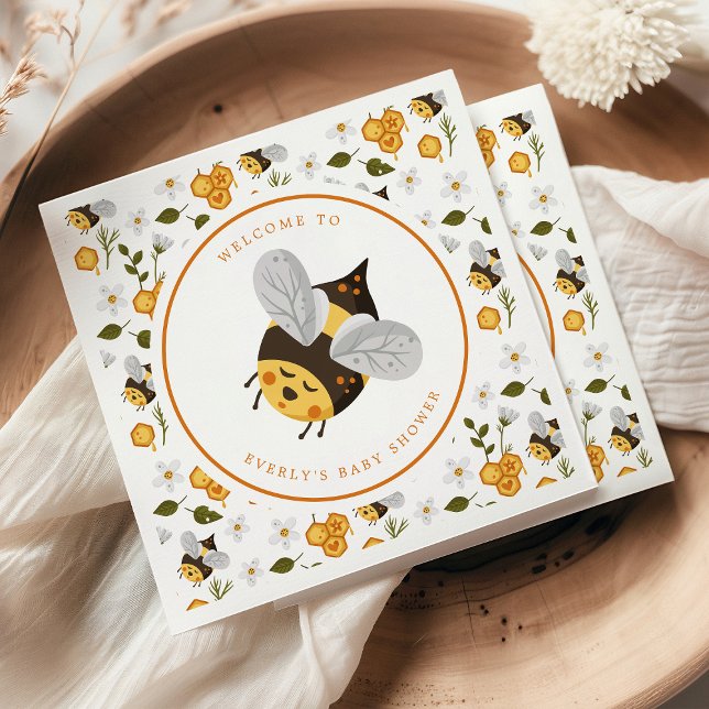 Niedliche Bienenstockdusche Serviette (Von Creator hochgeladen)