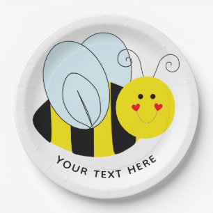 Niedliche Bienenzucht Pappteller