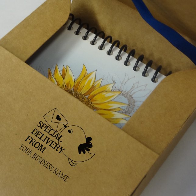 Niedliche Bird Custom Business Packaging Gummistempel (Von Creator hochgeladen)