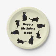 Niedliche Black Cats Kitty Custom