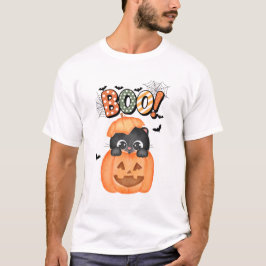 Niedliche Black Kitten Ready to Boo Halloween T-Shirt
