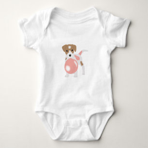 Niedliche Blase Gum Dog Welpe blasen Blase Baby Strampler