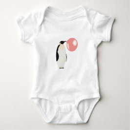 Niedliche Blase Gum Pinguin Blasen Blase Baby Strampler