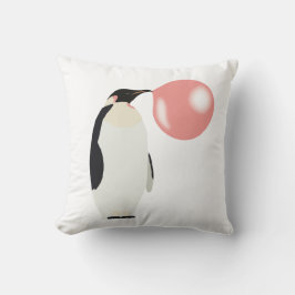 Niedliche Blase Gum Pinguin Blasen Blase Kissen