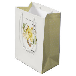 Niedliche Blattkleidung Babydusche Mittlere Geschenktüte