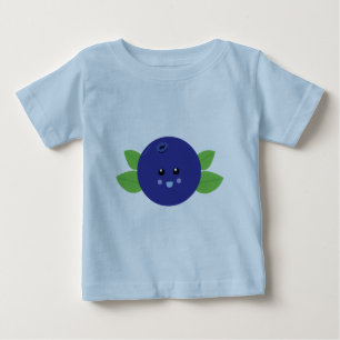 Niedliche Blaubeere Baby T-shirt