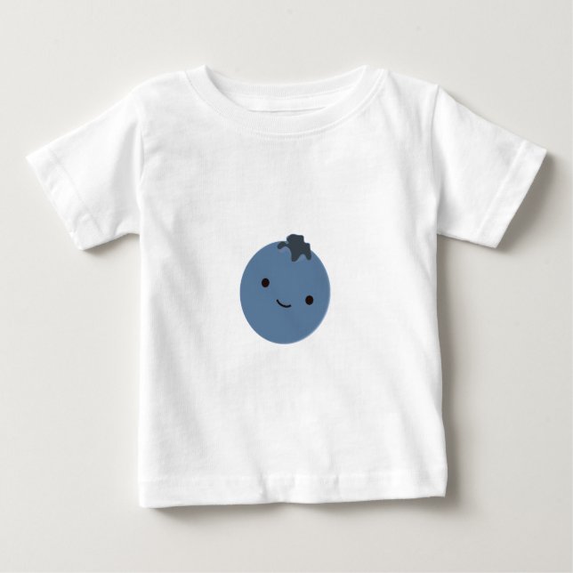 Niedliche Blaubeere Baby T-shirt (Vorderseite)