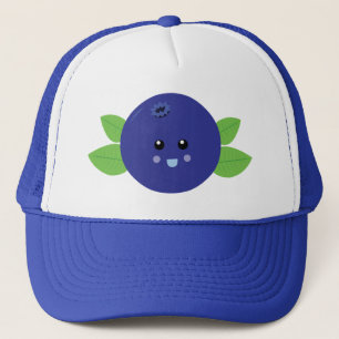 Niedliche Blaubeere Truckerkappe