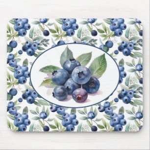 Niedliche Blaubeeren Mousepad