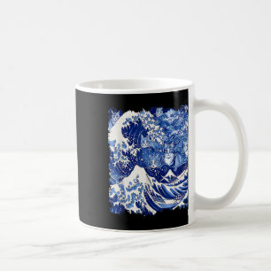 Niedliche blaue Katzen wellen nach Kamala Funny Bl Kaffeetasse
