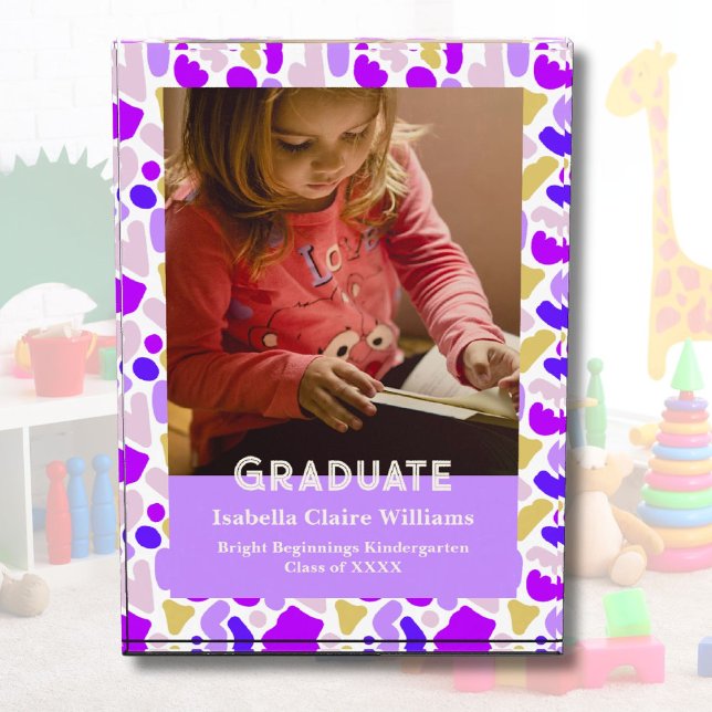 Niedliche Blobs Abschluss Geschenke für Kindergart Fotoblock (Cute Blobs Graduation Gifts for Kindergarteners)