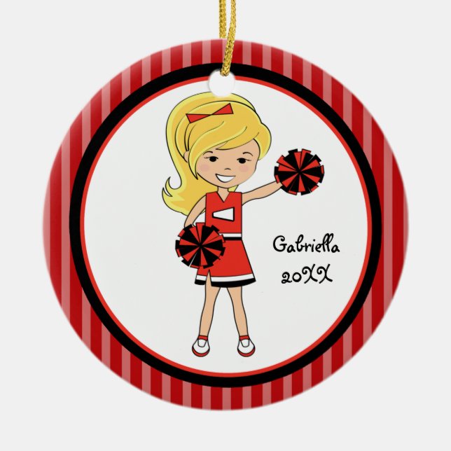 Niedliche blonde behaarte keramikornament (Vorne)