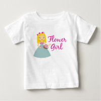 Niedliche Blonde Flower Girl Tragekörbe Hochzeit