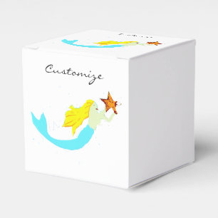 Niedliche Blonde Mermaid mit Star Thunder_Cove Geschenkschachtel