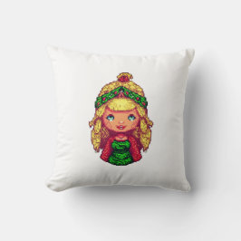 Niedliche Blondine Kissen