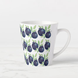 Niedliche Blueberries Wasserfarbenkunst Handbemalt Milchtasse