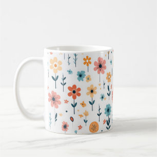 Niedliche Blume Blumenmuster Kaffeetasse