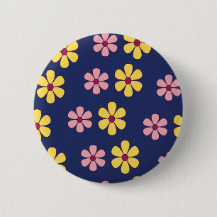 Niedliche Blume Button