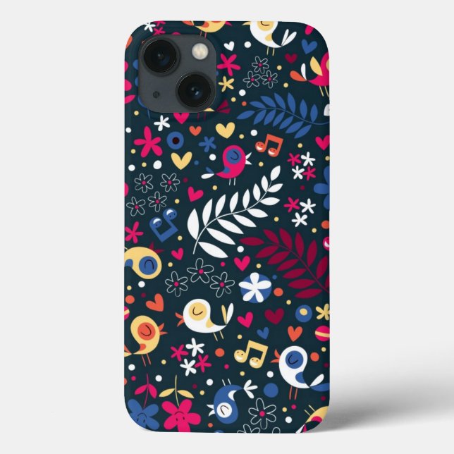 niedliche Blume Case-Mate iPhone Hülle (Rückseite)