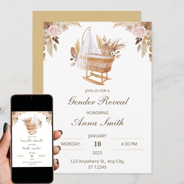 Niedliche Blume des Geschlechts Einladung (Von Creator hochgeladen)