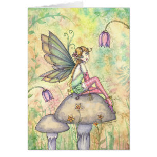 Niedliche Blume Fairy Card von Molly Harrison