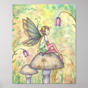 Niedliche Blume Fairy Poster von Molly Harrison
