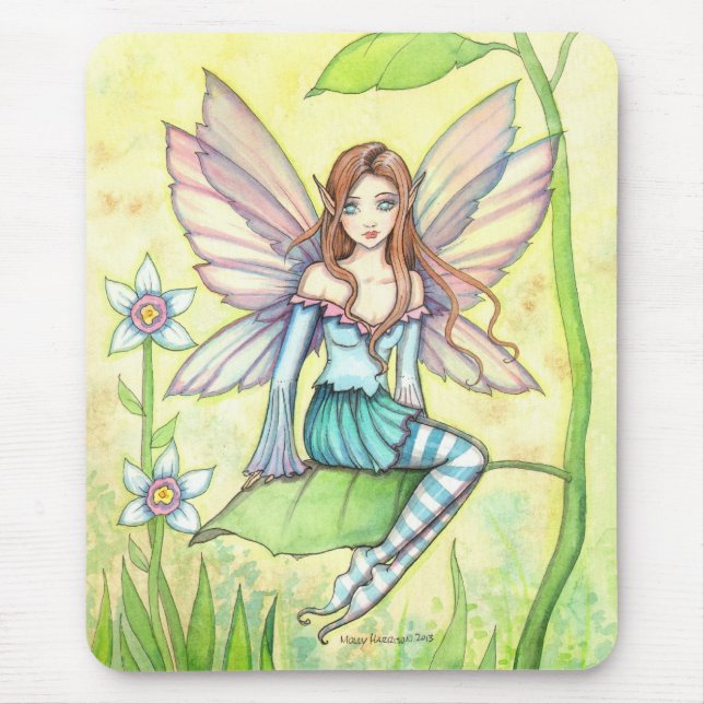 Niedliche Blume Fantasie Kunst und Kultur Mousepad (Vorne)