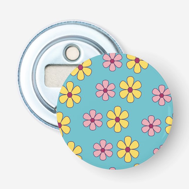 Niedliche Blume Flaschenöffner (Vorderseite)