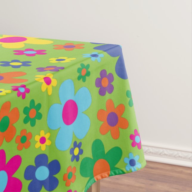 Niedliche Blume Geburtstagspartei Tischdecke (Beispiel)