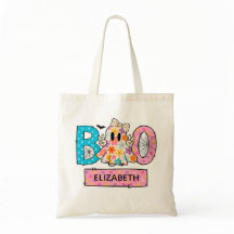 Niedliche Blume Ghost Boo Halloween Trick oder Tre