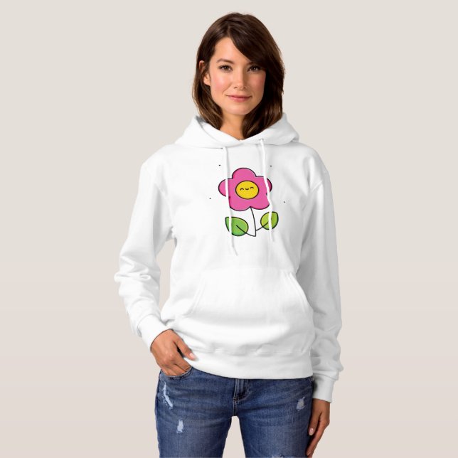 Niedliche Blume Hoodie (Vorne ganz)
