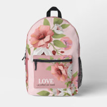 Niedliche Blume Illustriert Girl-Backpack