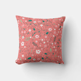 Niedliche Blume im Herbst Illustration Blumenmuste Kissen