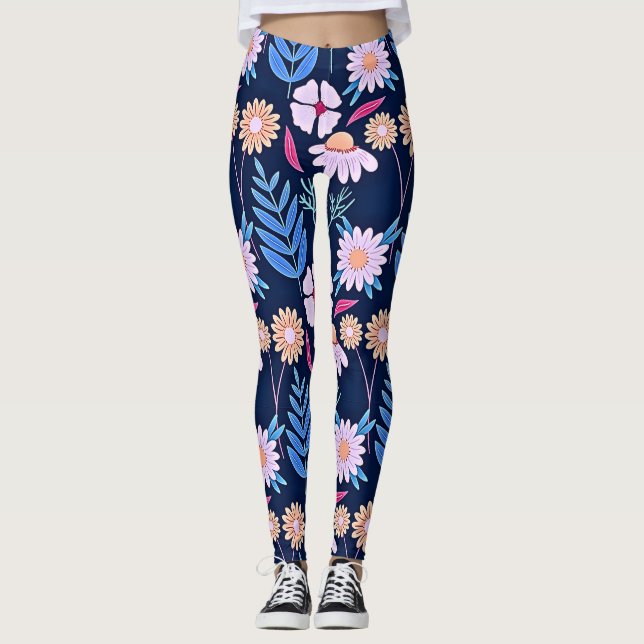 NIEDLICHE BLUME IN DER HARDNESS! LEGGINGS (Vorderseite)
