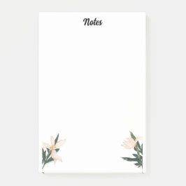 Niedliche Blume & Individuelle Name, einfach Perso Post-it Klebezettel