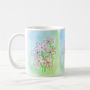 Niedliche Blume Kaffeetasse