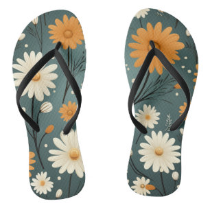 Niedliche Blume kippen Flops Flip Flops
