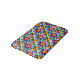 Niedliche Blume Muster Badematte
