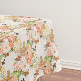 Niedliche Blume Pumpkin Herbst Thema Kinderdusche  Tischdecke