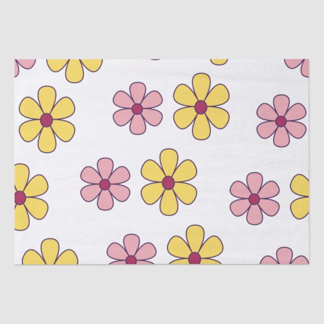 Niedliche Blume Seidenpapier (Vorderseite)