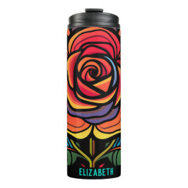 Niedliche Blume Thermosbecher