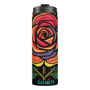 Niedliche Blume Thermosbecher