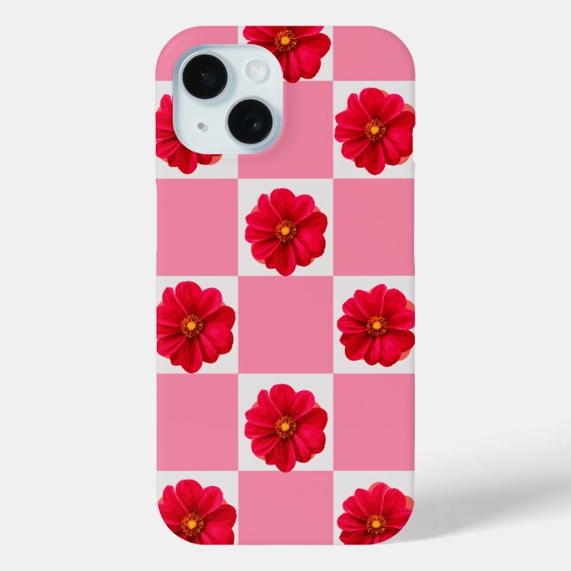 Niedliche Blumenkisten Case-Mate iPhone Hülle (Rückseite)