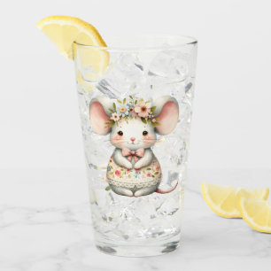 Niedliche Blumenmousse Blume Krone Glas